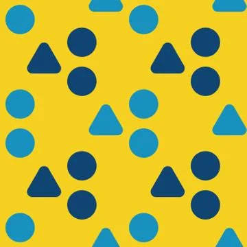 Uneven hills seamless pattern Illustrazione stock