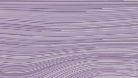 Uneven horizontal purple wavy strips in motion on white background, animation Stock Footage 126733217