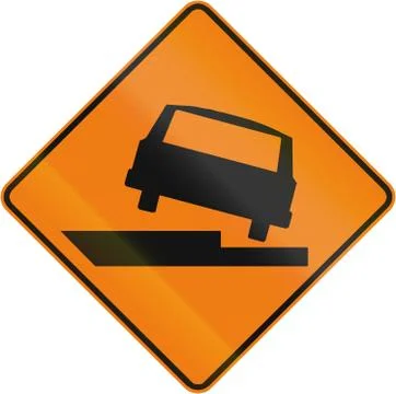 Uneven Road In Canada Stock Illustration