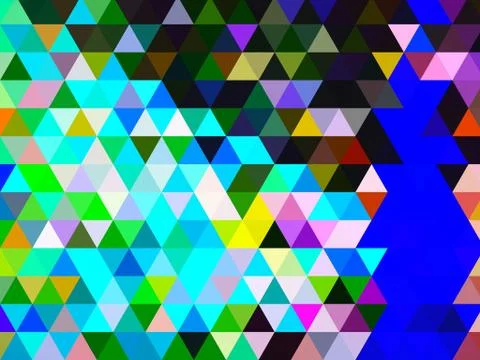 An unexampled illustration of designing of digital pattern of squares Stock Illustration