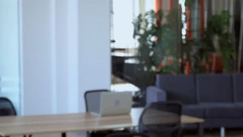 Unexpected appearence of young office worker Stock Footage 122365519