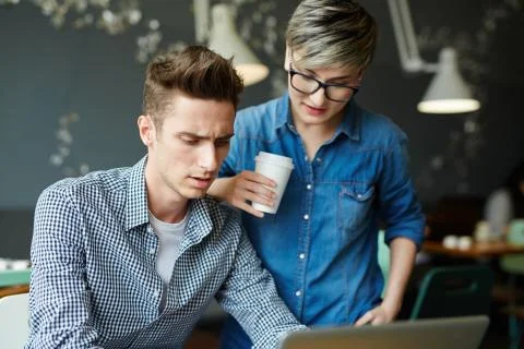 Unexpected computer problems Stock Photos
