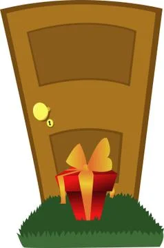 Unexpected gift Stock Illustration