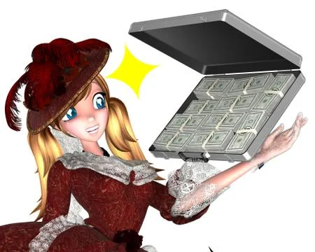 Unexpected income Stock Illustration