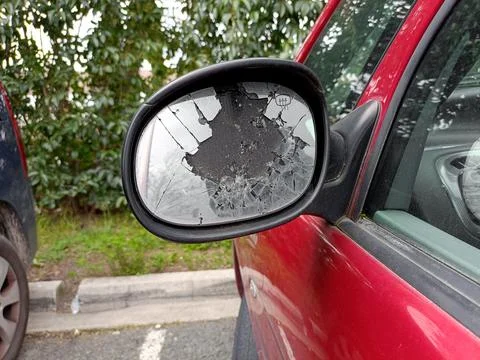 Unexpected problems of a motorist Stock Photos