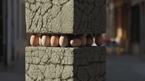 The unexpected resilience of hen eggs Stock-Footage 210240116