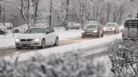 Unexpected winter in Krakow, Poland Stock-Footage 232811684