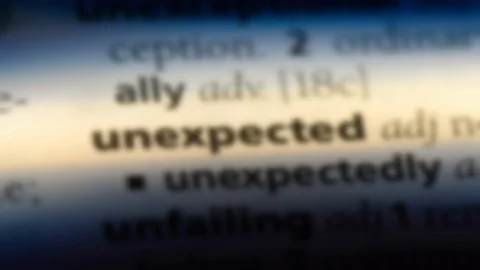 Unexpected word in a dictionary. Stock Footage 99562413