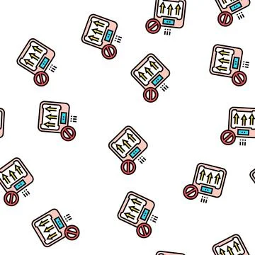 Unexplained weight loss hepatitis vector seamless pattern Stock Illustration