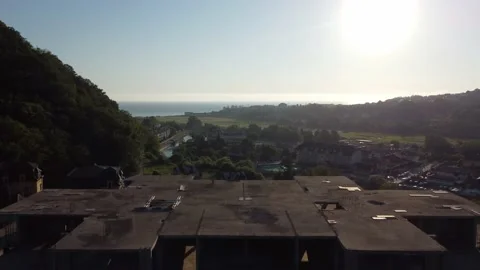 Unfinished building Video stock 231553857