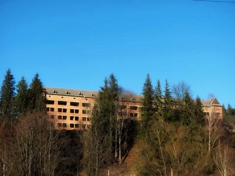 Unfinished Hillside Structure Stock Photos