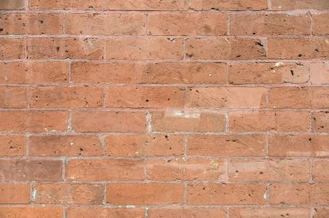 Unfinished red brick texture background Stock Photos