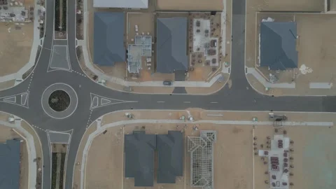 Unfinished roads Stock Footage 270447780