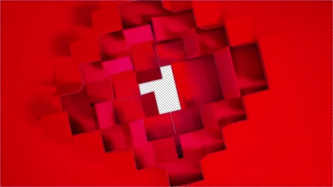 Unfloding Red Background Stock Footage 231330712