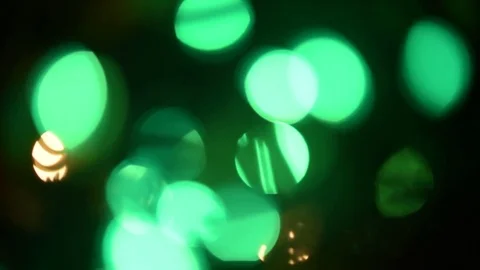 Unfocused Christmas lights tracking 스톡 동영상 69834730