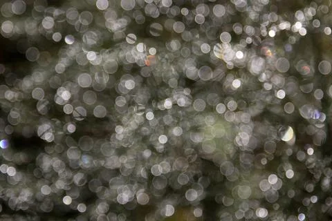 Unfocused white lights Stock Photos