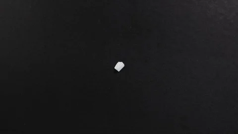 Unfolding and crumpling paper Stock Footage 71224128