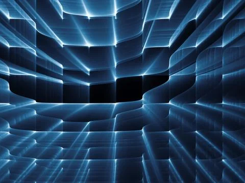 Unfolding of Background 스톡 일러스트