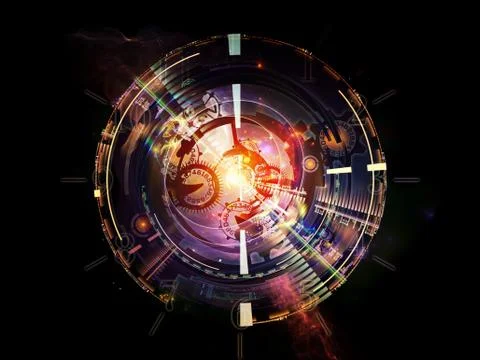 Unfolding of Clockwork Stock Illustration