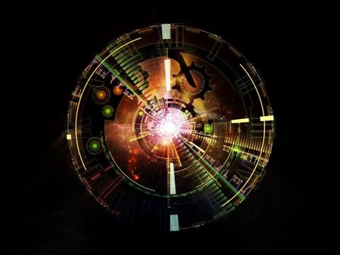 Unfolding of Clockwork Stock Illustration