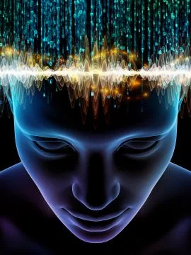 Unfolding of Consciousness Stock Illustration