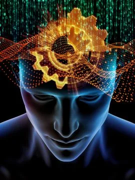 Unfolding of Consciousness Illustrazione stock