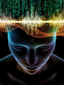 Unfolding of Consciousness Illustrazione stock