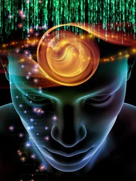 Unfolding of Consciousness 库存插图