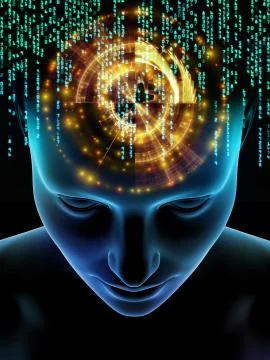 Unfolding of Consciousness 스톡 일러스트