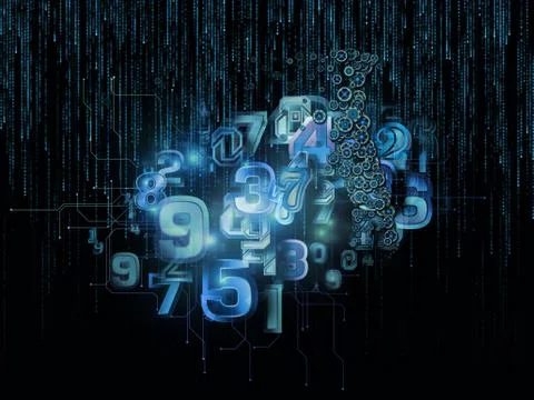 Unfolding of Data Set 스톡 일러스트