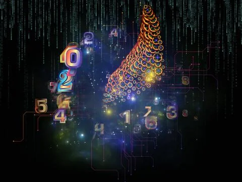 Unfolding of Data Set イラスト素材