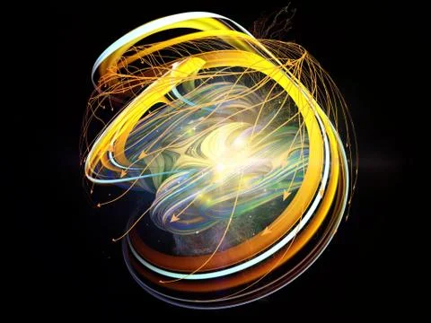Unfolding of Design Element Illustrazione stock