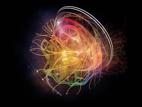 Unfolding of Design Element 스톡 일러스트