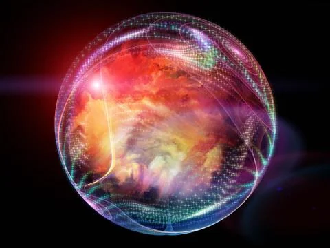 Unfolding of Elements Illustrazione stock