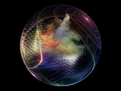 Unfolding of Elements Stock Illustration