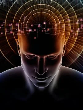Unfolding of Human Mind Illustrazione stock