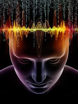Unfolding of Human Mind Illustrazione stock