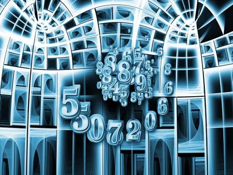 Unfolding of Infinity Stock Illustration