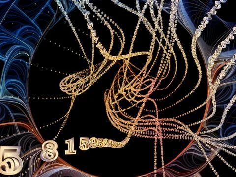 Unfolding of Infinity Stock Illustration