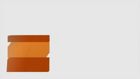 Unfolding Lower Thirds - Info Bars Video stock 246766487
