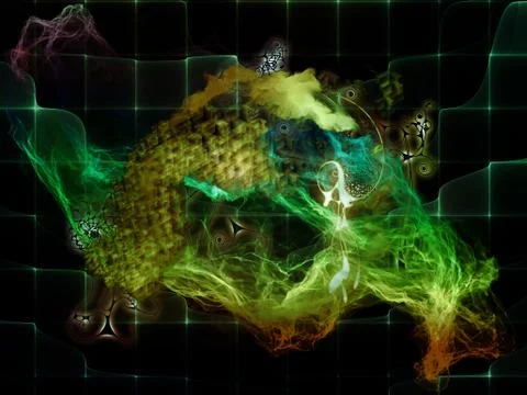 Unfolding of Math Visualization イラスト素材
