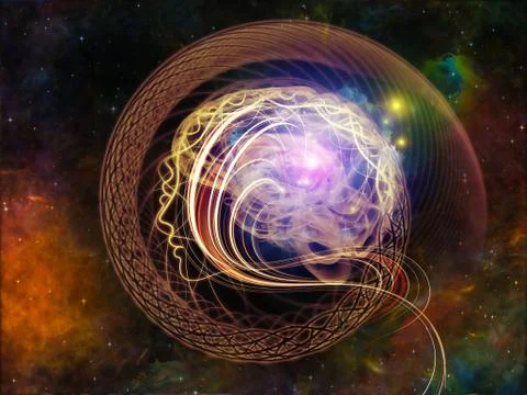 Unfolding of the Mind Stock Illustration