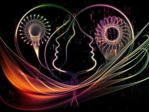 Unfolding of New Self 스톡 일러스트