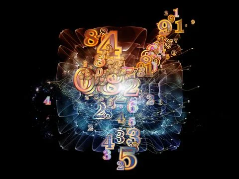 Unfolding of Numbers 库存插图