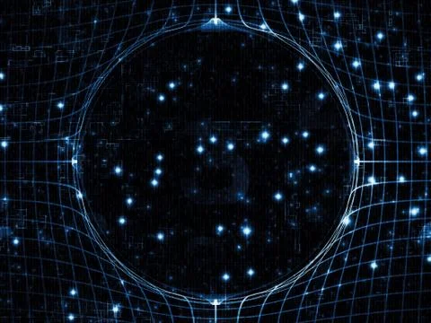 Unfolding of Numbers Stock Illustration