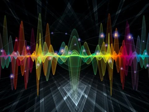 Unfolding of Oscillation Stock Illustration