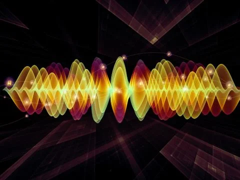 Unfolding of Oscillation Stock Illustration