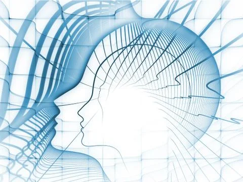 Unfolding of Soul Geometry Stock Illustration