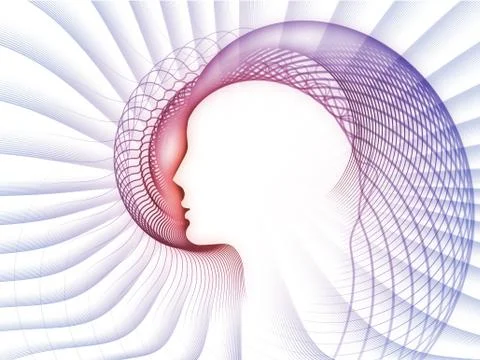 Unfolding of Soul Geometry Illustrazione stock