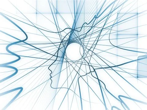 Unfolding of Soul Geometry Illustrazione stock